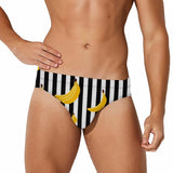 Striped Banana (Swim Briefs)-Swim Briefs-Swish Embassy