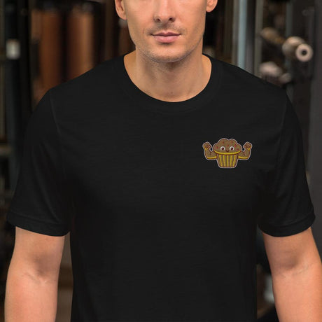 Stud Muffin (Embroidered)-Embroidered T-Shirts-Swish Embassy