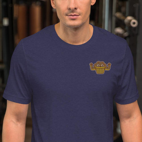 Stud Muffin (Embroidered)-Embroidered T-Shirts-Swish Embassy