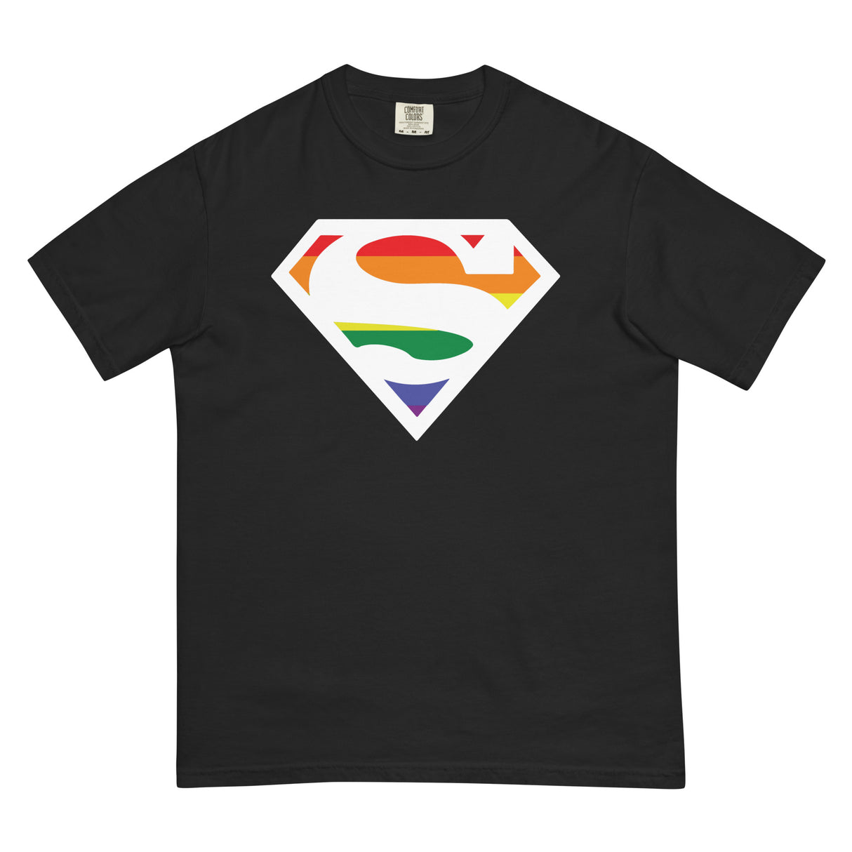 Super Gay (Boxy Tee)-Boxy T-Shirt-Swish Embassy