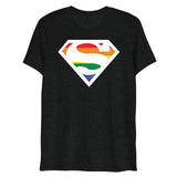 Super Gay (Triblend)-Triblend T-Shirt-Swish Embassy