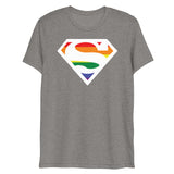 Super Gay (Triblend)-Triblend T-Shirt-Swish Embassy