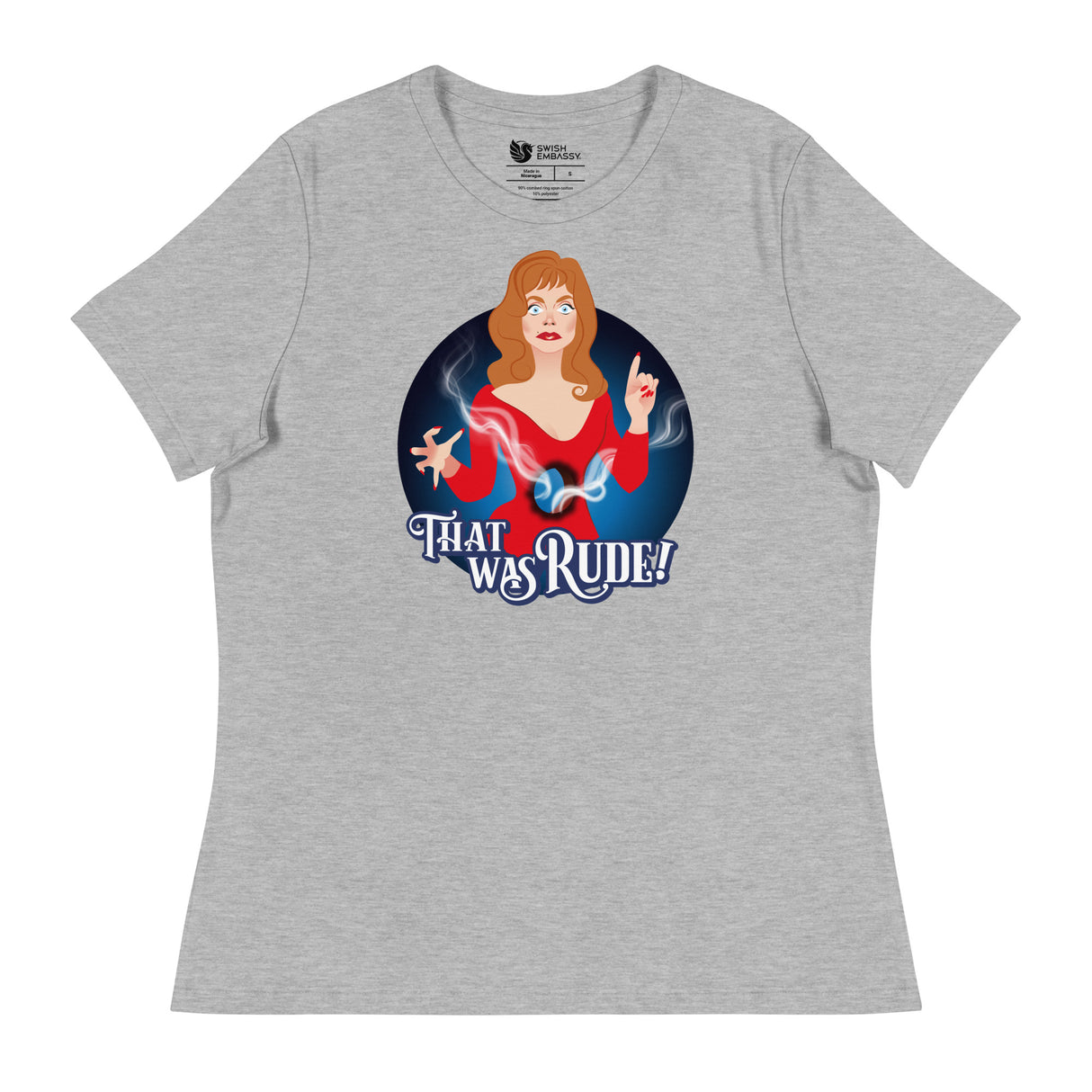 That Was Rude (Women's Relaxed T-Shirt)-Women's T-Shirts-Swish Embassy