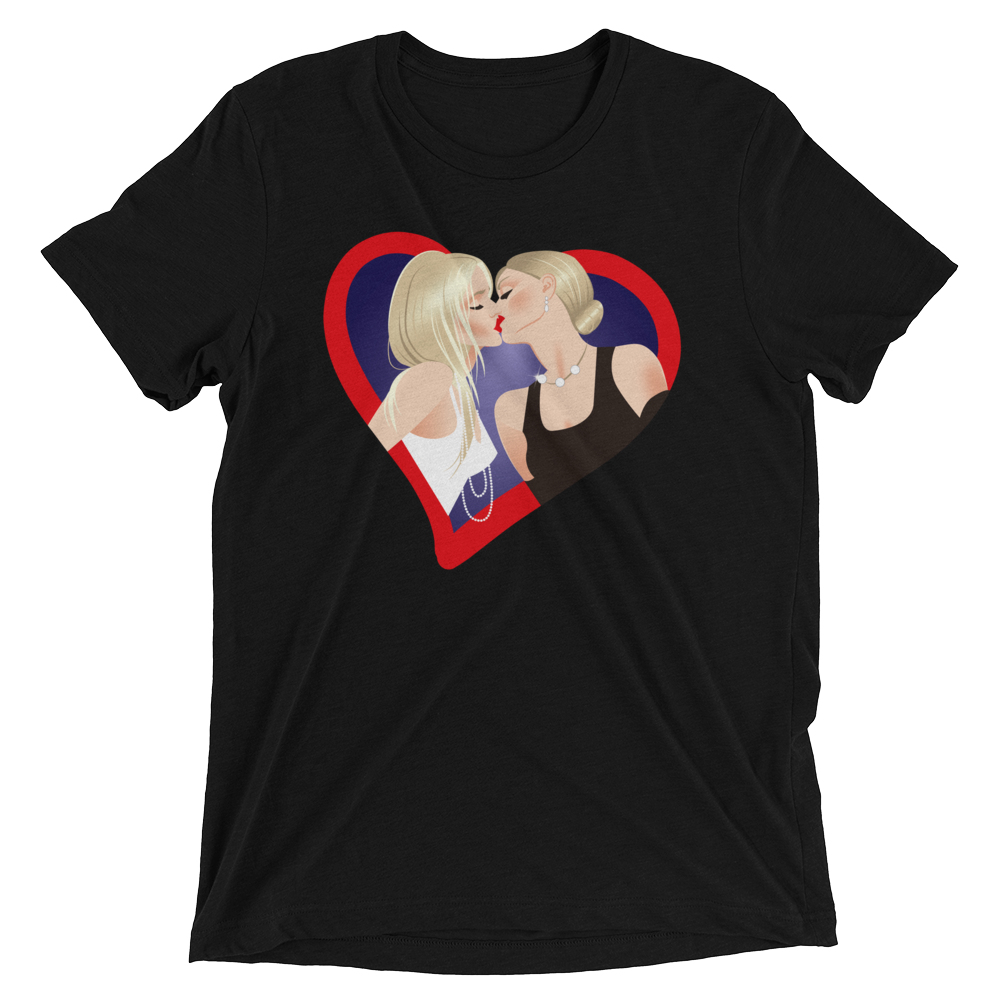 The Kiss (Triblend)-Triblend T-Shirt-Swish Embassy