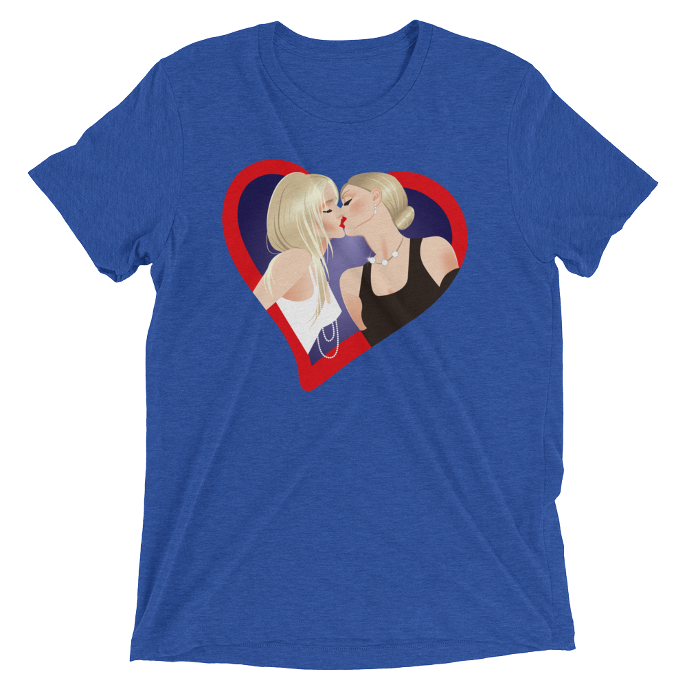 The Kiss (Triblend)-Triblend T-Shirt-Swish Embassy