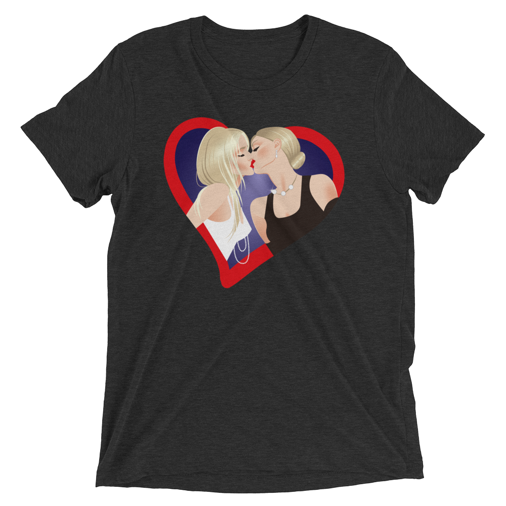 The Kiss (Triblend)-Triblend T-Shirt-Swish Embassy