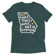 The Night the Lights Went Out in Georgia (Triblend)-Triblend T-Shirt-Swish Embassy