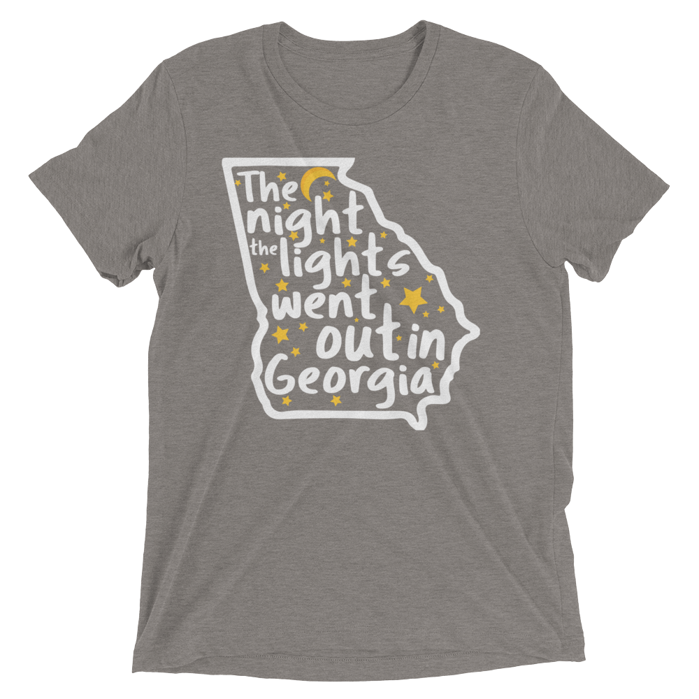 The Night the Lights Went Out in Georgia (Triblend)-Triblend T-Shirt-Swish Embassy