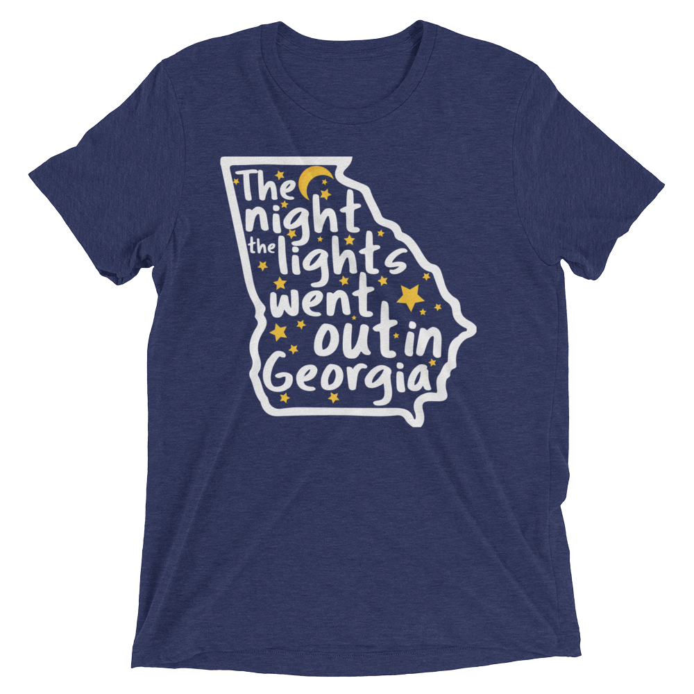 The Night the Lights Went Out in Georgia (Triblend)-Triblend T-Shirt-Swish Embassy