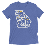 The Night the Lights Went Out in Georgia (Triblend)-Triblend T-Shirt-Swish Embassy