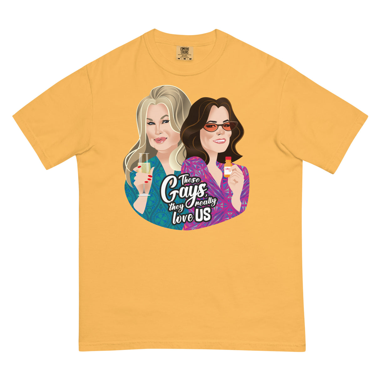 These Gays Love Us (Boxy Tee)-Boxy T-Shirt-Swish Embassy