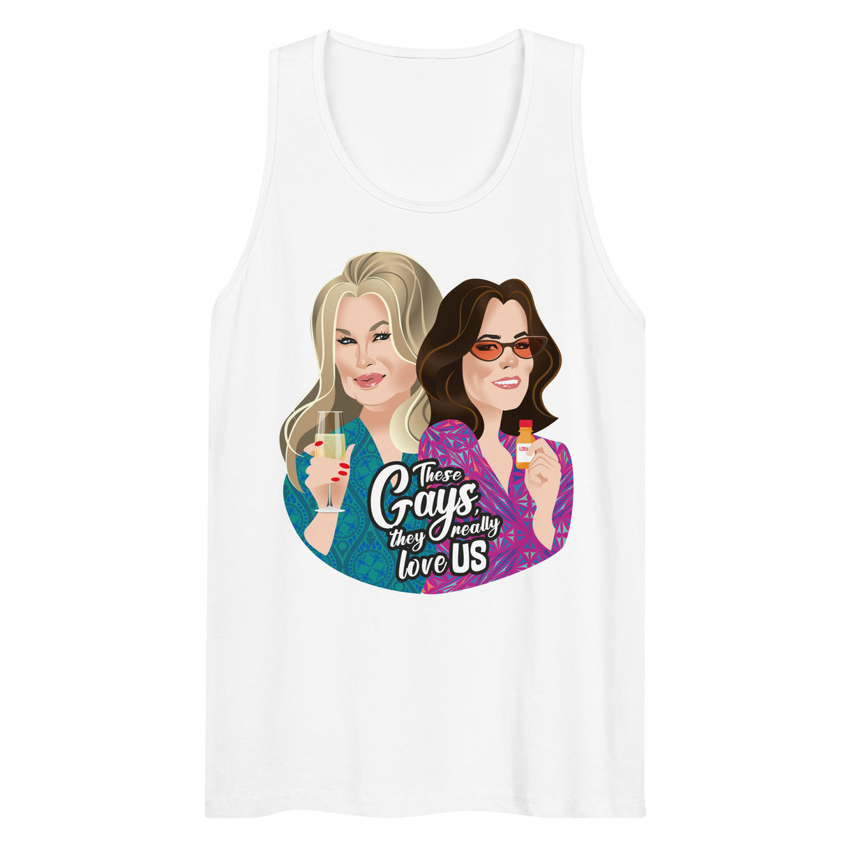 These Gays Love Us (Tank Top)-Tank Top-Swish Embassy