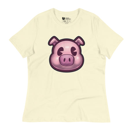 This Little Piggy (Women's Relaxed T-Shirt)-Women's T-Shirts-Swish Embassy