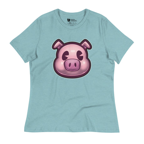 This Little Piggy (Women's Relaxed T-Shirt)-Women's T-Shirts-Swish Embassy