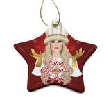 Tidings of Dramatic Joy (Ceramic Holiday Keepsake)-Ceramic Holiday Keepsake-Swish Embassy