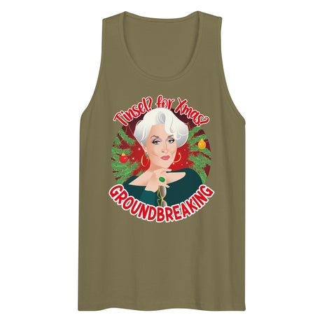 Tinsel for Xmas? Groundbreaking (Tank Top)-Tank Top-Swish Embassy