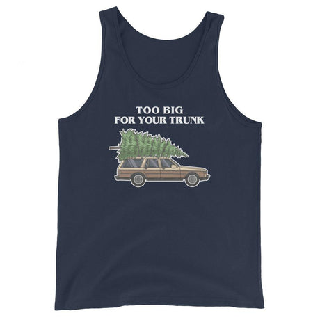 Too Big for Your Trunk (Tank Top)-Christmas Tank Tops-Swish Embassy