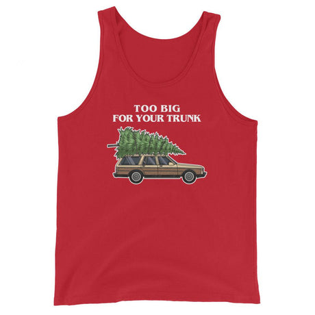 Too Big for Your Trunk (Tank Top)-Christmas Tank Tops-Swish Embassy