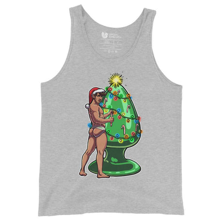 Trim the Rear (Tank Top)-Christmas Tank Tops-Swish Embassy