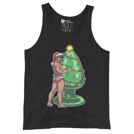 Trim the Rear (Tank Top)-Christmas Tanks-Swish Embassy