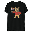 Varsity Pride Puppy (Triblend)-Triblend T-Shirt-Swish Embassy