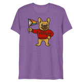 Varsity Pride Puppy (Triblend)-Triblend T-Shirt-Swish Embassy