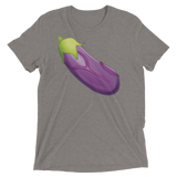 Veiny Eggplant Emoji (Triblend)-Triblend T-Shirt-Swish Embassy