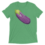 Veiny Eggplant Emoji (Triblend)-Triblend T-Shirt-Swish Embassy