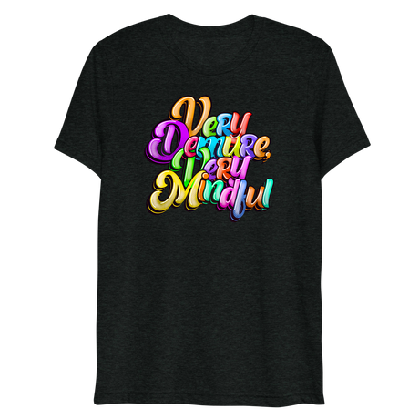 Very Demure Very Mindful (Triblend)-Triblend T-Shirt-Swish Embassy