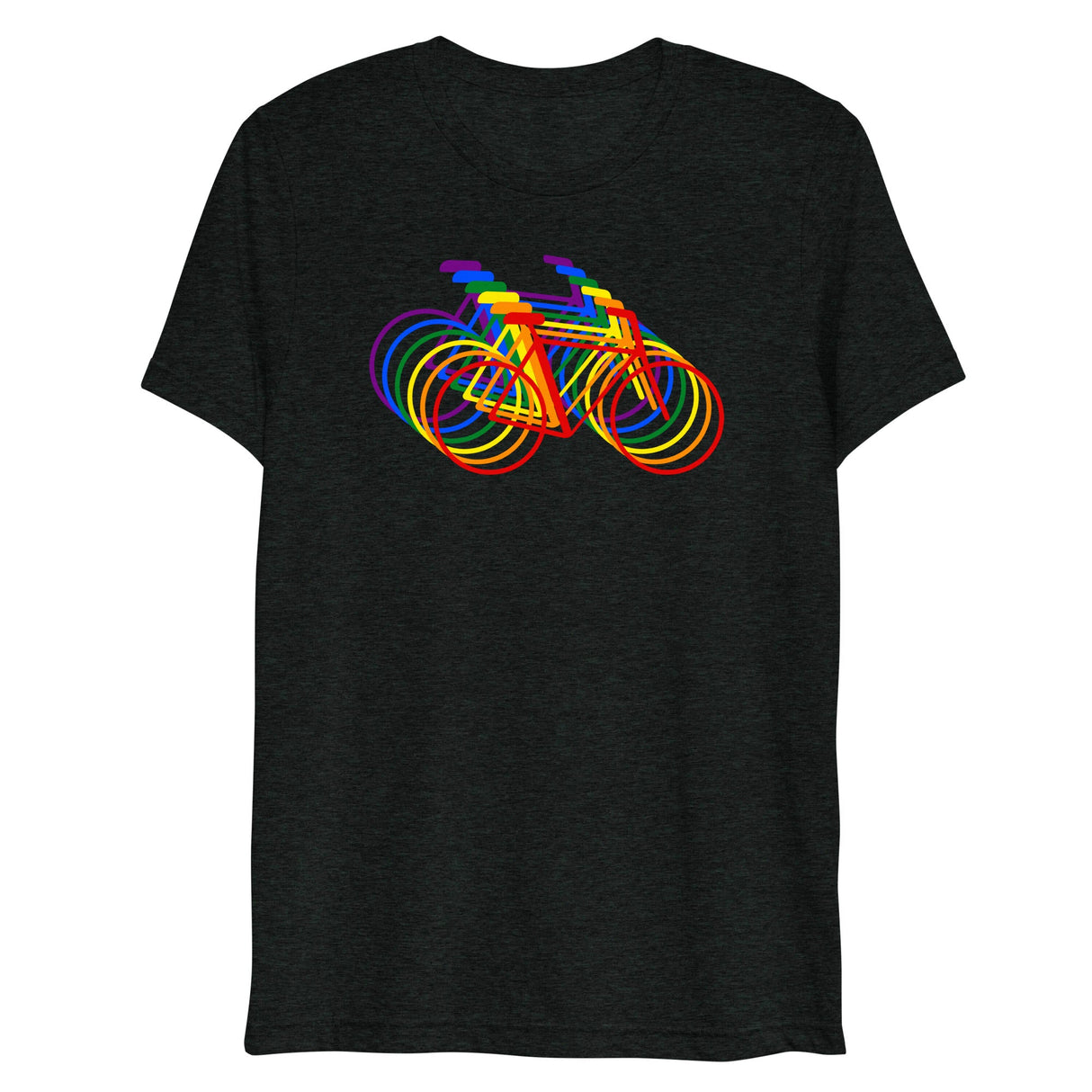 Village Bicycle (Triblend)-Triblend T-Shirt-Swish Embassy