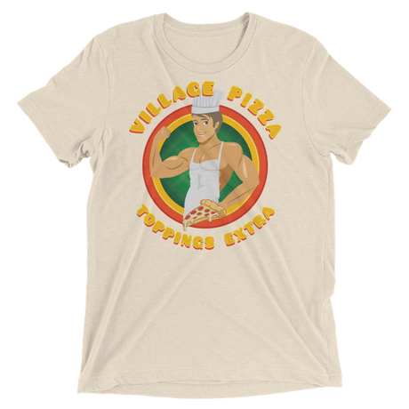 Village Pizza (Triblend)-Triblend T-Shirt-Swish Embassy