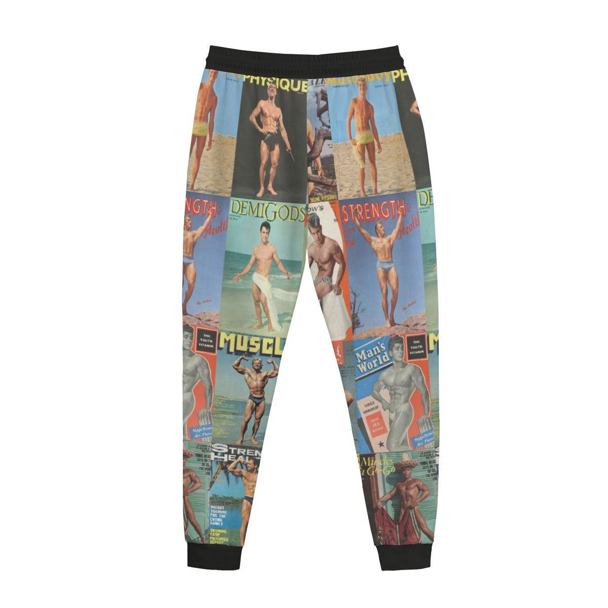 Vintage Beefcake (AOP Sweatpants)-AOP Sweatpants-Swish Embassy