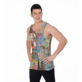 Vintage Beefcake (Allover Tank Top)-Allover Tank Top-Swish Embassy