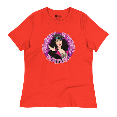 Wagon Wheel Watusi (Women's Relaxed T-Shirt)-Women's T-Shirts-Swish Embassy