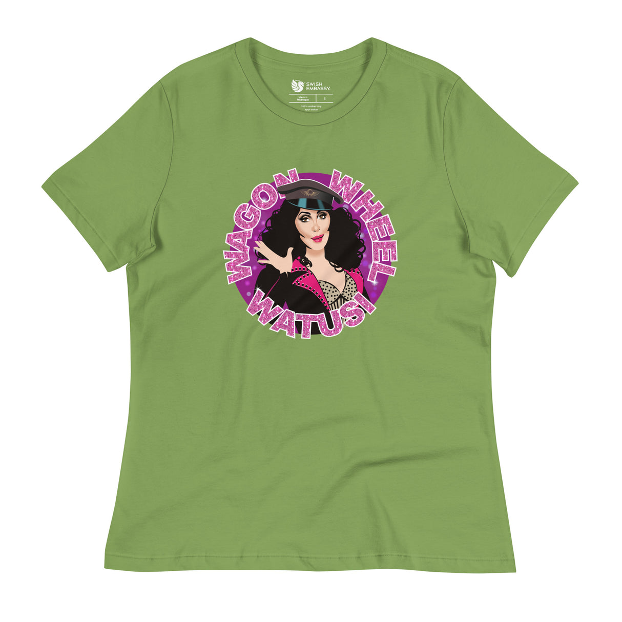 Wagon Wheel Watusi (Women's Relaxed T-Shirt)-Women's T-Shirts-Swish Embassy