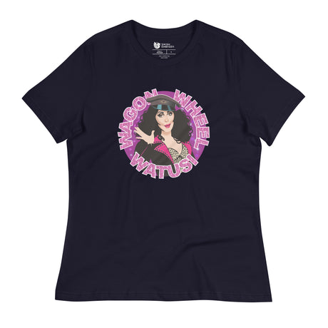 Wagon Wheel Watusi (Women's Relaxed T-Shirt)-Women's T-Shirts-Swish Embassy