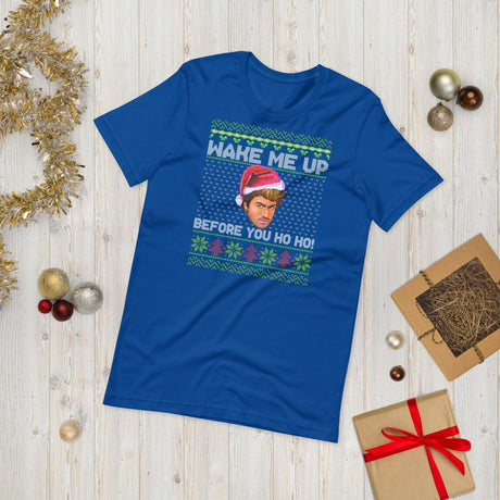 Wake Me Up (Ugly Christmas)-T-Shirts-Swish Embassy