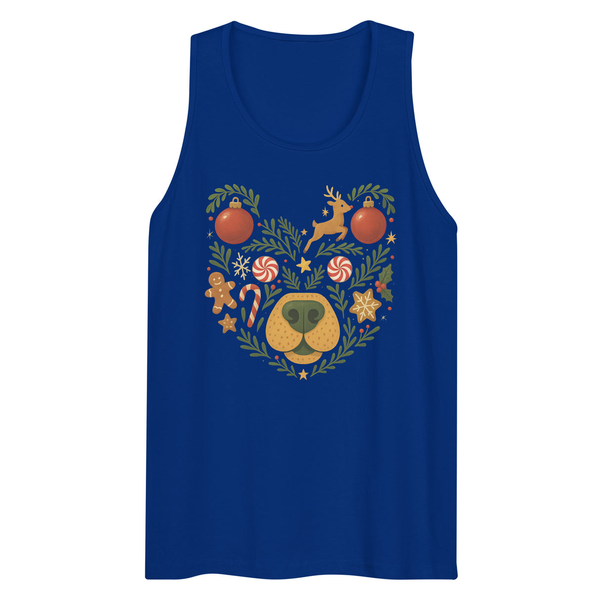Winter Bear (Tank top)-Christmas Tank Tops-Swish Embassy
