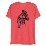 Wolfie (Triblend)-Triblend T-Shirt-Swish Embassy