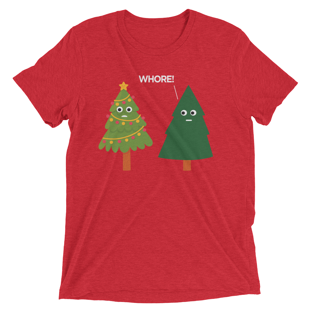 X-Mas Tree Shade (Triblend)-Triblend T-Shirt-Swish Embassy