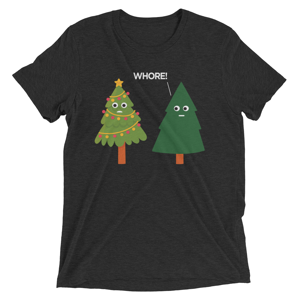 X-Mas Tree Shade (Triblend)-Triblend T-Shirt-Swish Embassy