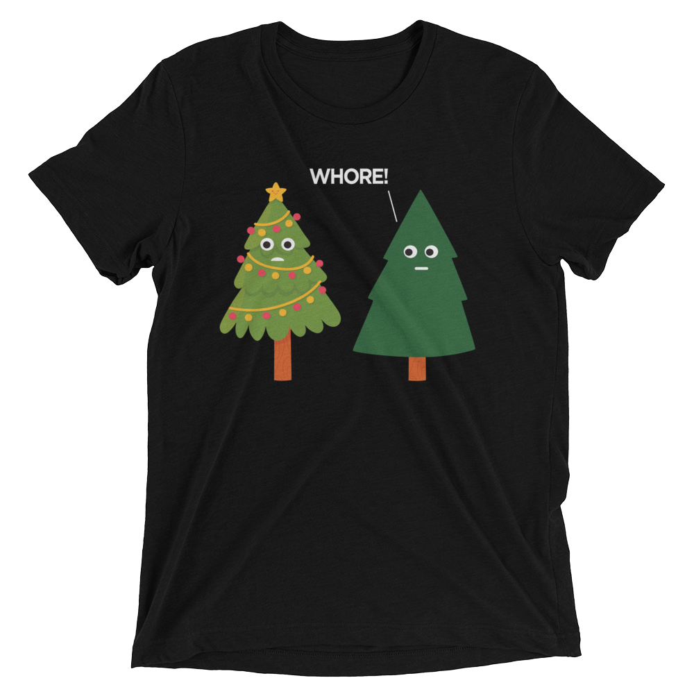 X-Mas Tree Shade (Triblend)-Triblend T-Shirt-Swish Embassy