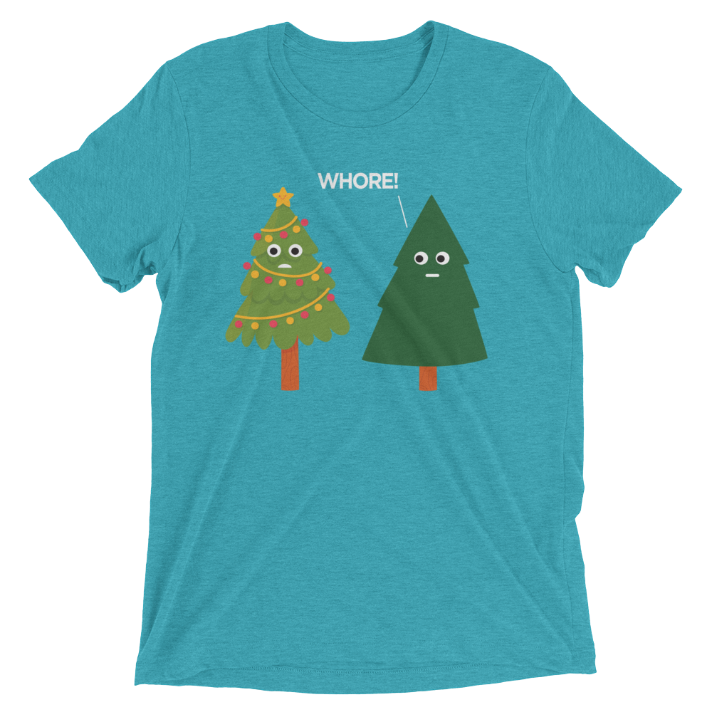 X-Mas Tree Shade (Triblend)-Triblend T-Shirt-Swish Embassy