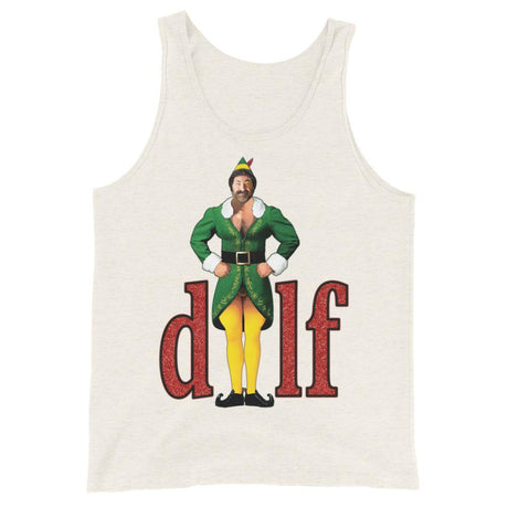 XMas DILF (Tank Top)-Christmas Tank Tops-Swish Embassy