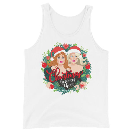 Xmas Becomes Them (Tank Top)-Christmas Tank Tops-Swish Embassy