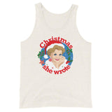 Xmas She Wrote (Tank Top)-Christmas Tanks-Swish Embassy