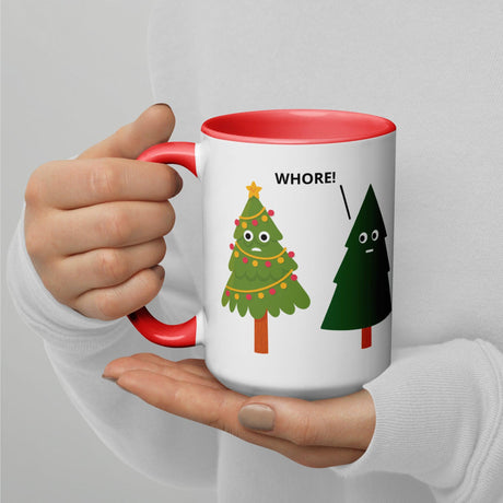 Xmas Tree Shade (Christmas Mugs)-Christmas Mugs-Swish Embassy