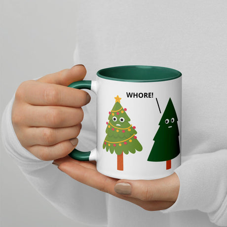 Xmas Tree Shade (Christmas Mugs)-Christmas Mugs-Swish Embassy