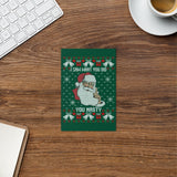 You Nasty (Greeting Card)-Christmas Card-Swish Embassy