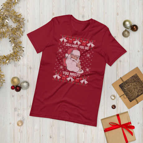 You Nasty (Ugly Christmas)-Christmas T-Shirts-Swish Embassy